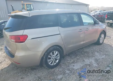 2016 Kia Sedona Lx z USA, uszkodzony, nr VIN KNDMB5C15G6195176